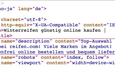 SEO-Hebel: Meta Description