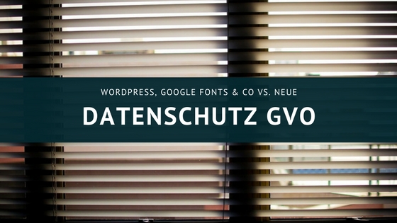 DSGVO 2018 - Datenschutz